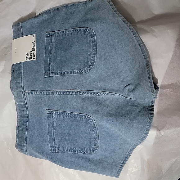 Nwt American Apparel The Easy Hot Short Shorts Stretch Soft Denim - Picture 3 of 5